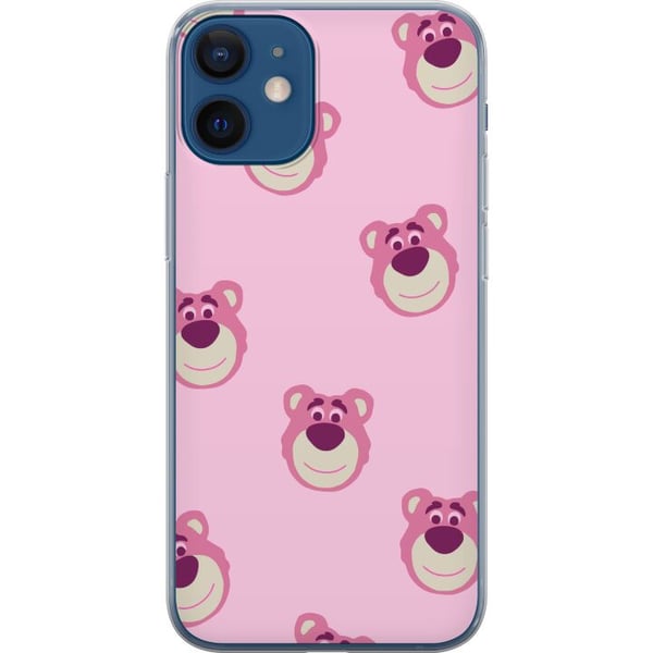 Kompatibelt Mobilskal till Apple iPhone 12 mini Söta björnar på rosa bakgrund gulligt mönster som ger ett charmigt uttryck perfekt presentidé