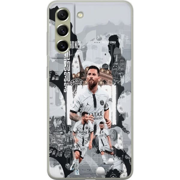 Kompatibel Mobilcover til Samsung Galaxy S21 FE 5G Lionel Messi Inter Miami Argentina kreatør i verdensklasse, flerdobbelt Ballon d’Or-vinder og glob