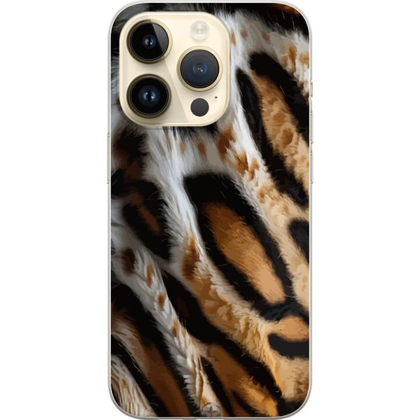 Kompatibelt Mobilskal till Apple iPhone 14 Pro Tiger Stripes Pattern Safari Animal Kompatibelt Mobilskal till Apple iPhone 14 Pro Tiger Stripes Pattern Safari Animal