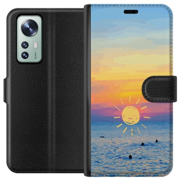 Yhteensopiva Lompakkokotelo Xiaomi 12 Auringonlasku