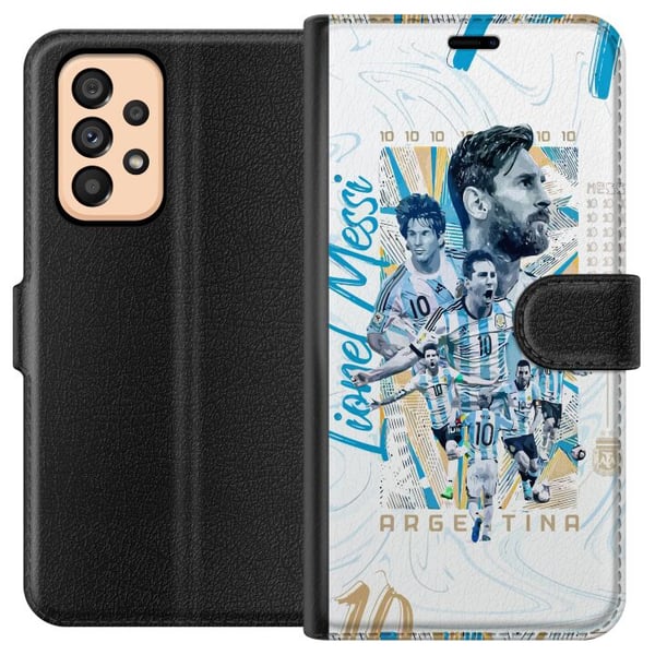 Kompatibelt Plånboksfodral till Samsung Galaxy A53 5G Lionel Messi