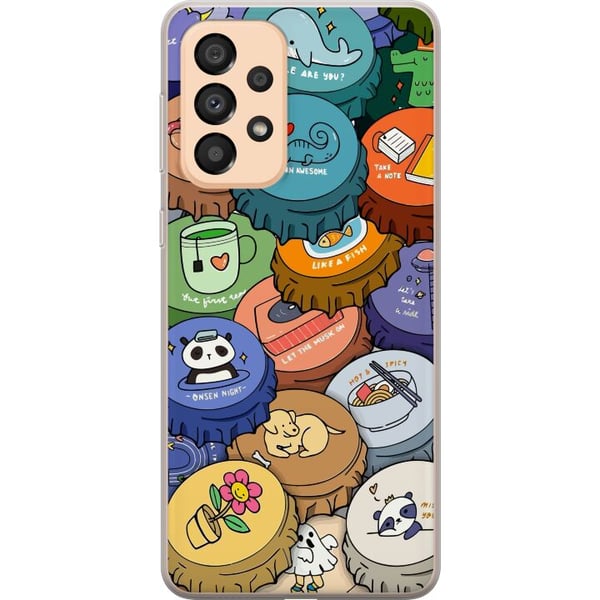 Yhteensopiva Puhelinkuori Samsung Galaxy A33 5G Kawaii söpöt anime- ja mangahahmot lelu