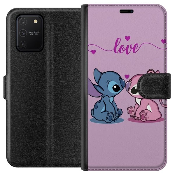 Kompatibelt Lommeboketui til Samsung Galaxy S10 Lite Lilo & Stitch – Angel Edition Kompatibelt Lommeboketui til Samsung Galaxy S10 Lite Lilo & Stitch – Angel Edition