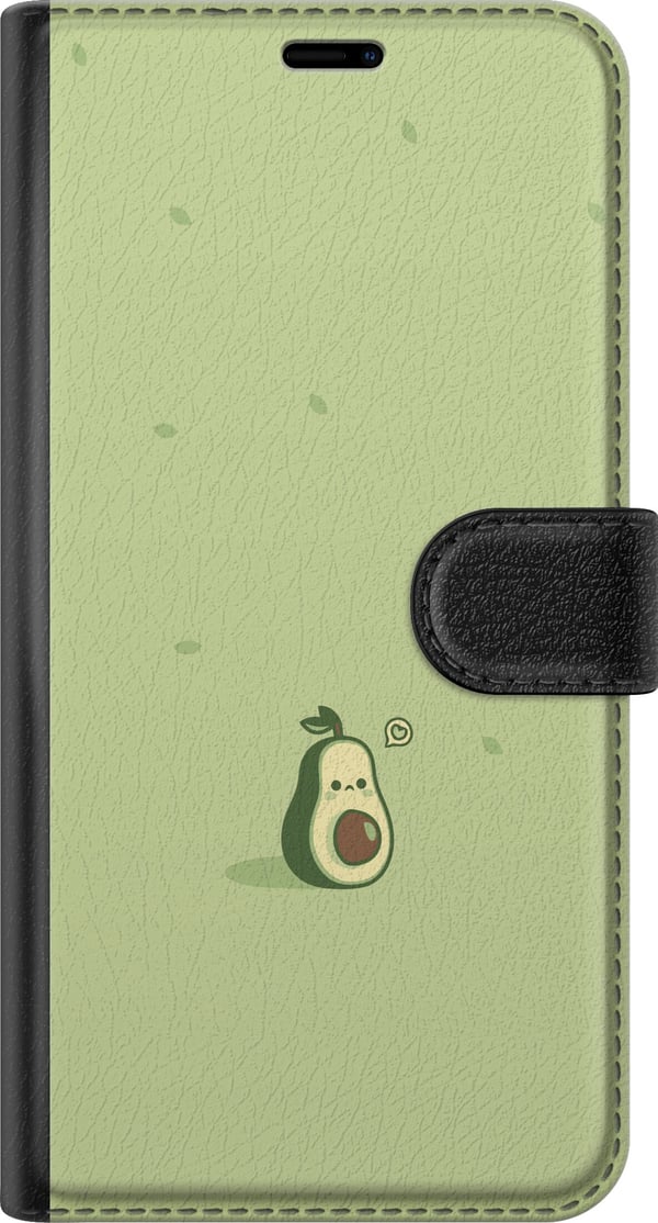 Yhteensopiva Lompakkokotelo Samsung Galaxy S20 Söpö vihreä avokadodesign, suloinen moderni kuvitus, joka levittää iloa ja raikasta energiaa