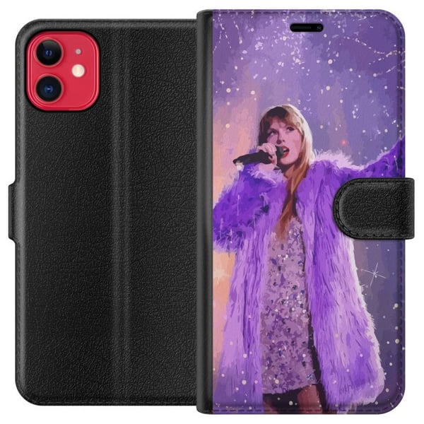 Kompatibel Tegnebogsetui til Apple iPhone 11 Taylor Swift Kompatibel Tegnebogsetui til Apple iPhone 11 Taylor Swift
