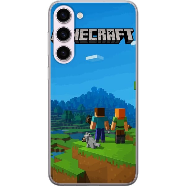 Kompatibel Mobilcover til Samsung Galaxy S23+ Minecraft Key Art