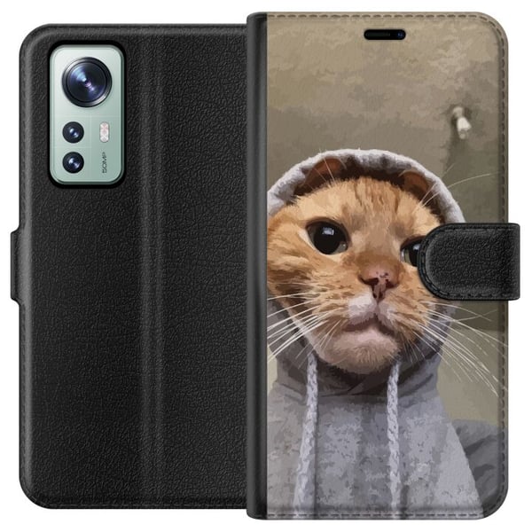 Yhteensopiva Lompakkokotelo Xiaomi 12 Kissapusero