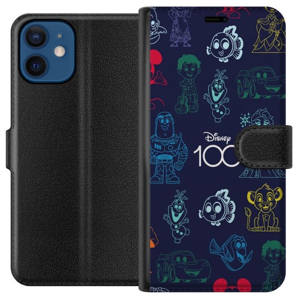 Kompatibel Tegnebogsetui til Apple iPhone 12 Disney 100