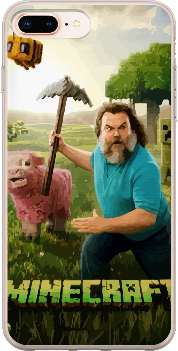 Kompatibelt Mobilskal till Apple iPhone 8 Plus A Minecraft Movie