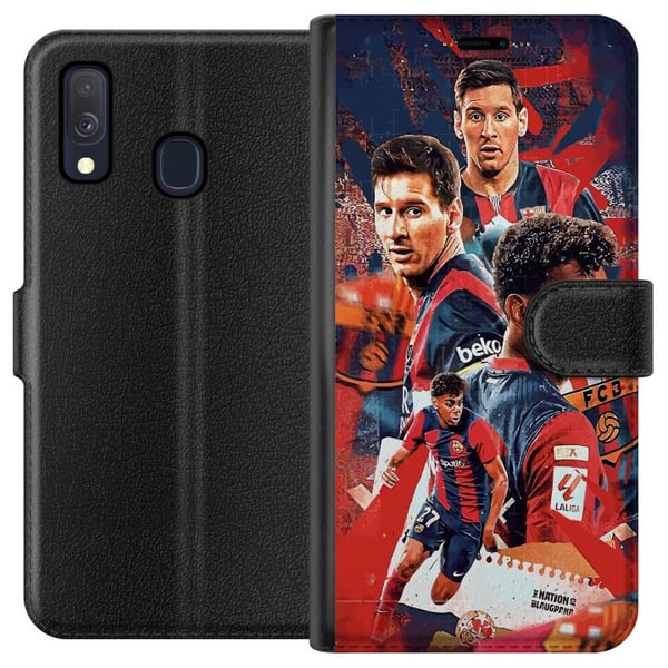 Kompatibel Tegnebogsetui til Samsung Galaxy A40 Yamal Lamine x Messi