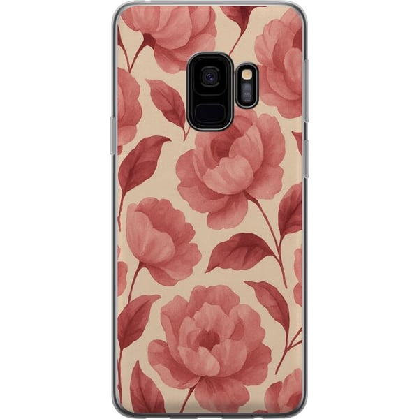 Kompatibel Mobilcover til Samsung Galaxy S9 Roseblomst
