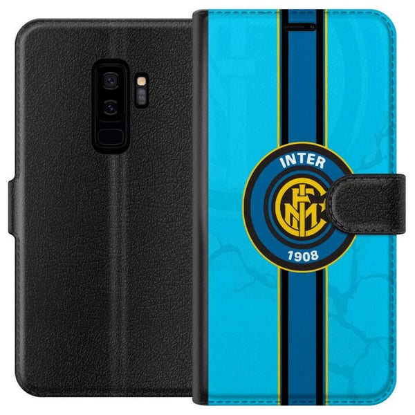 Kompatibelt Plånboksfodral till Samsung Galaxy S9+ Inter Milan Kompatibelt Plånboksfodral till Samsung Galaxy S9+ Inter Milan