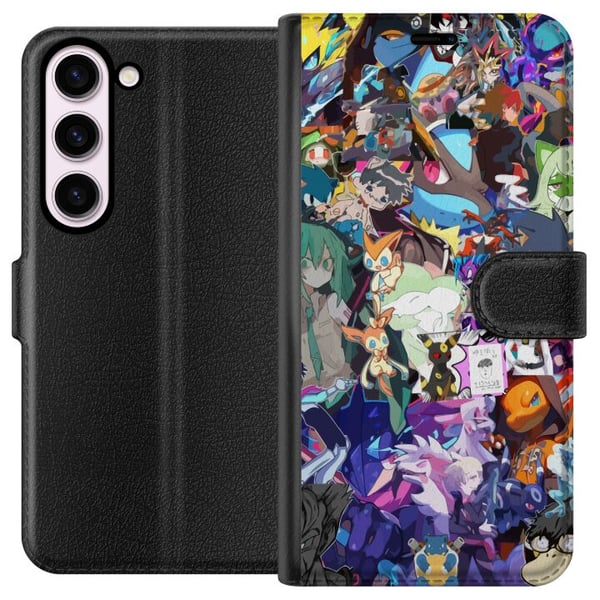 Kompatibel Tegnebogsetui til Samsung Galaxy S23 Pokémon Blaze Kompatibel Tegnebogsetui til Samsung Galaxy S23 Pokémon Blaze