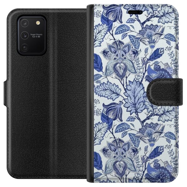 Kompatibelt Lommeboketui til Samsung Galaxy S10 Lite Blomster Blå... Kompatibelt Lommeboketui til Samsung Galaxy S10 Lite Blomster Blå...