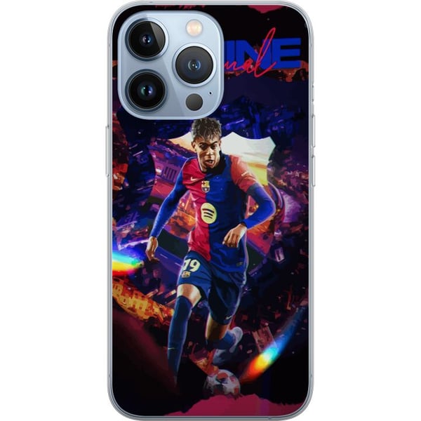 Kompatibel Mobilcover til Apple iPhone 13 Pro Yamal Rising Talent FC Barcelona Spiller Ung Fodboldstjerne Populært Motiv Sport Spanien Talent