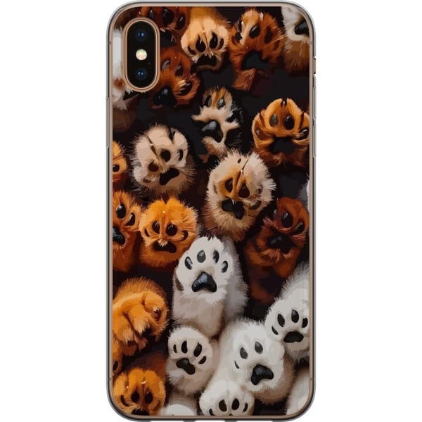 Kompatibelt Mobildeksel til Apple iPhone XS Dyrenes poter i nærbilde, et søtt og detaljrikt design fylt med varme, mykhet og leken energi Kompatibelt Mobildeksel til Apple iPhone XS Dyrenes poter i nærbilde, et søtt og detaljrikt design fylt med varme, mykhet og leken energi