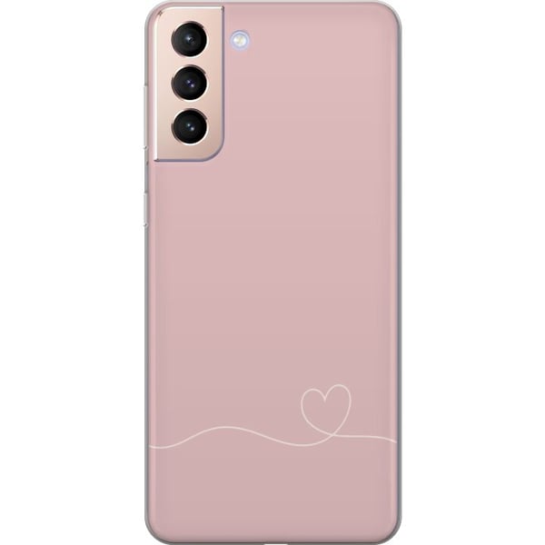 Kompatibelt Mobildeksel til Samsung Galaxy S21 Rosa Hjärna Design