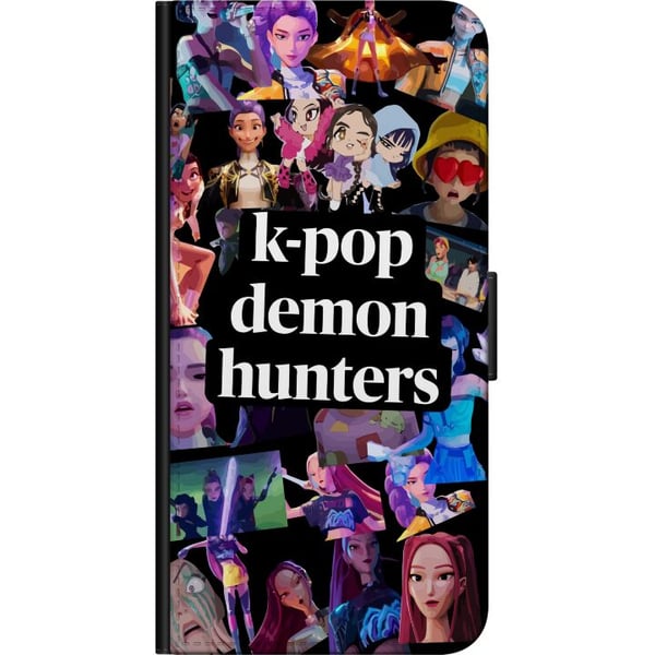 Kompatibel Tegnebogsetui til Motorola Moto G9 Play KPop Demon Hunters-figur i specialudgave