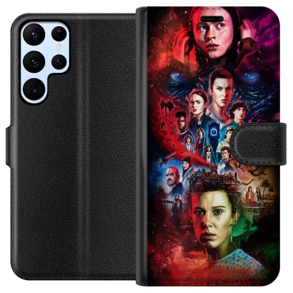 Yhteensopiva Lompakkokotelo Samsung Galaxy S22 Ultra 5G Vieraita Asioita 5