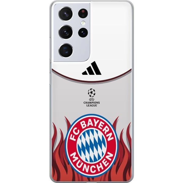 Yhteensopiva Puhelinkuori Samsung Galaxy S21 Ultra 5G FC Bayern München jalkapalloseura