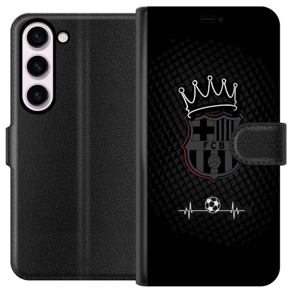 Kompatibel Tegnebogsetui til Samsung Galaxy S23 FC Barcelona Emblem Fotboll Motiv Blå Röd Klubblogo Kompatibel Tegnebogsetui til Samsung Galaxy S23 FC Barcelona Emblem Fotboll Motiv Blå Röd Klubblogo