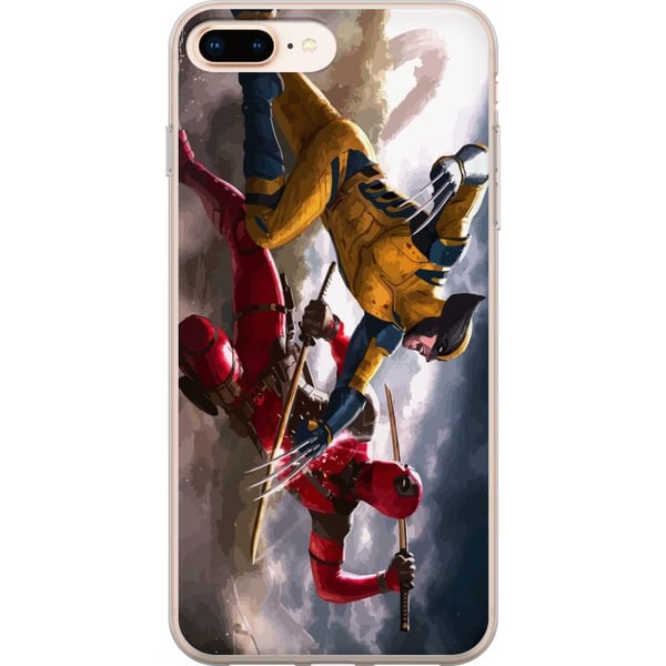 Kompatibel Mobilcover til Apple iPhone 8 Plus Wolverine Deadpool Kompatibel Mobilcover til Apple iPhone 8 Plus Wolverine Deadpool