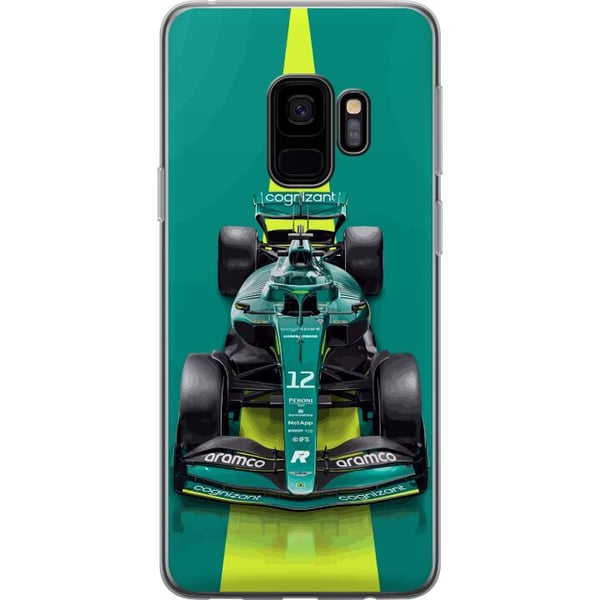 Kompatibelt Mobilskal till Samsung Galaxy S9 Grön Formelbil i modern racingdesign med stilren studiokänsla Kompatibelt Mobilskal till Samsung Galaxy S9 Grön Formelbil i modern racingdesign med stilren studiokänsla