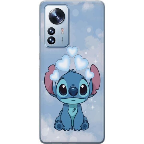 Yhteensopiva Puhelinkuori Xiaomi 12 Pro Stitch Hyppäävä Ilo - Hauska Suunnittelu Lahjalle