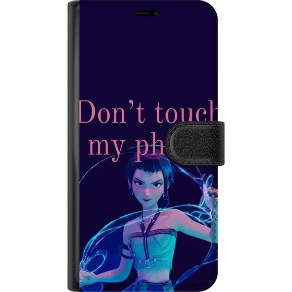Kompatibelt Lommeboketui til Samsung Galaxy S10 Lite K-pop Ikke rør telefonen min – Morsom illustrasjon med animert karakter