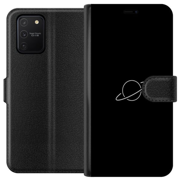 Kompatibelt Lommeboketui til Samsung Galaxy S10 Lite Saturnus planetdesign med romtema og stjernelys, stilrent motiv som leder tankene til universets Kompatibelt Lommeboketui til Samsung Galaxy S10 Lite Saturnus planetdesign med romtema og stjernelys, stilrent motiv som leder tankene til universets