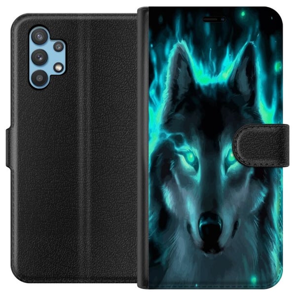 Kompatibelt Plånboksfodral till Samsung Galaxy A32 5G Varg Kompatibelt Plånboksfodral till Samsung Galaxy A32 5G Varg