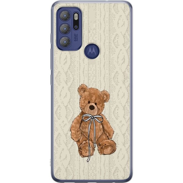 Kompatibel Mobilcover til Motorola Moto G60S Lille Teddy – klassisk teddy i enkel design