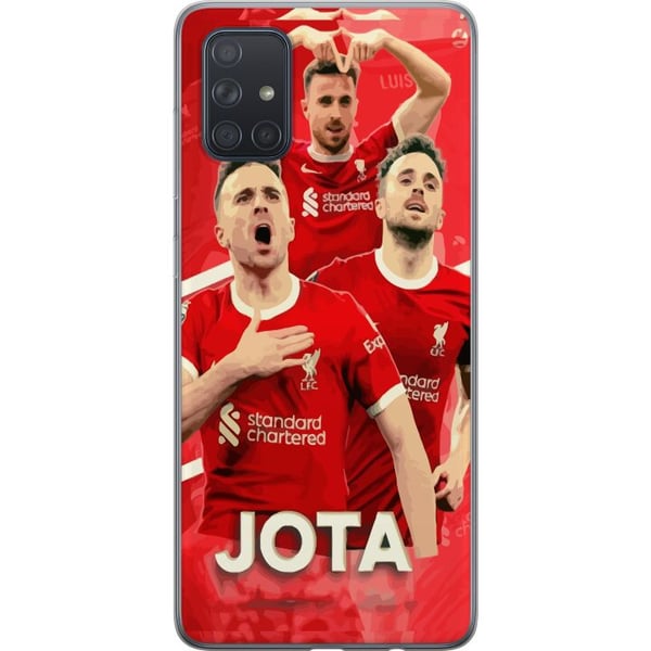 Kompatibel Mobilcover til Samsung Galaxy A71 Liverpool Jota plakat Portugal angriber forward Premier League Reds fodbold spiller klub design kunst