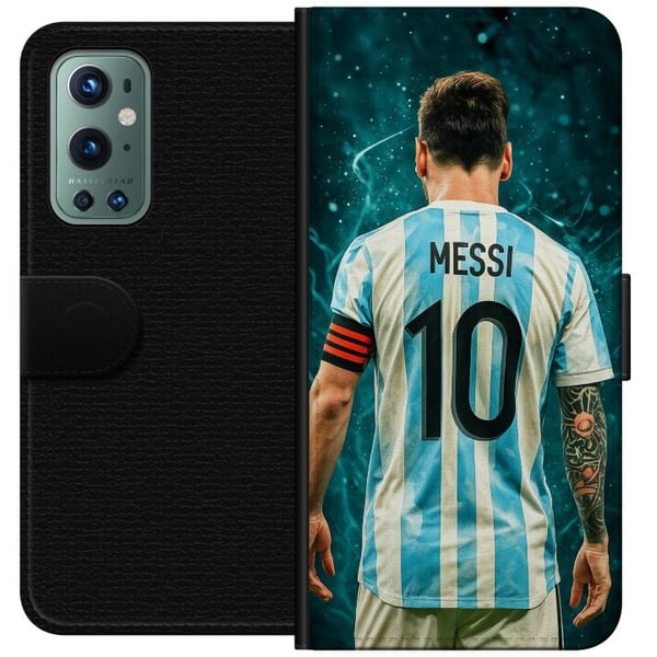 Kompatibelt Lommeboketui til OnePlus 9 Pro Messi