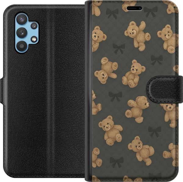 Yhteensopiva Lompakkokotelo Samsung Galaxy A32 5G Teddy Halauksia