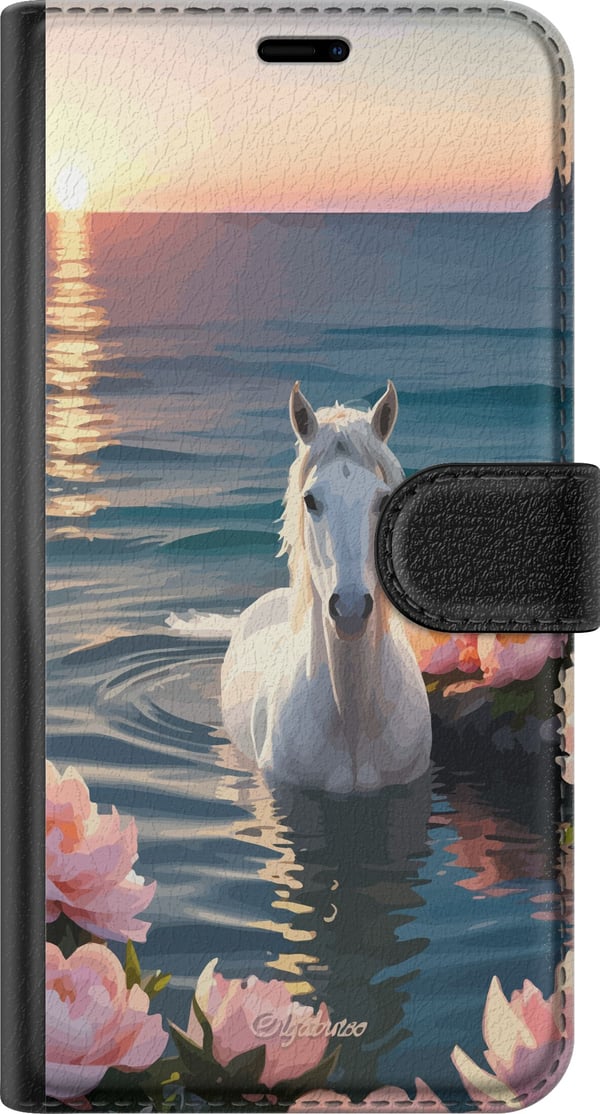 Kompatibelt Plånboksfodral till Samsung Galaxy A52s 5G Badande häst