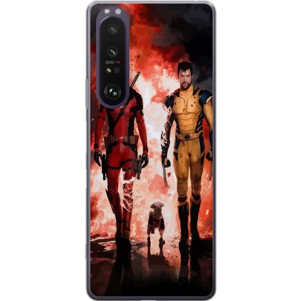 Kompatibel Mobilcover til Sony Xperia 1 III Wolverine Deadpool