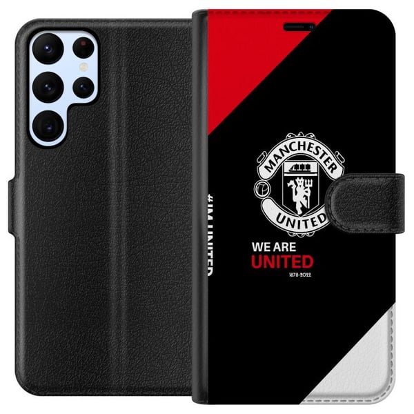 Yhteensopiva Lompakkokotelo Samsung Galaxy S22 Ultra 5G Manchester United F.C.