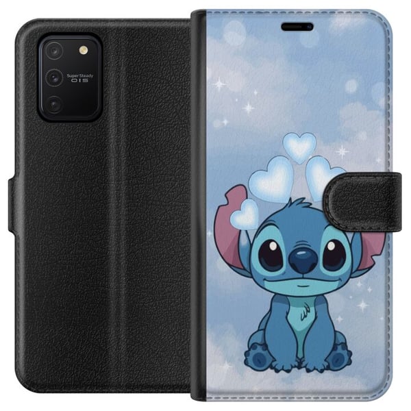 Kompatibelt Lommeboketui til Samsung Galaxy S10 Lite Stitch Hoppande Gled - Morsomt Design for Gave Kompatibelt Lommeboketui til Samsung Galaxy S10 Lite Stitch Hoppande Gled - Morsomt Design for Gave