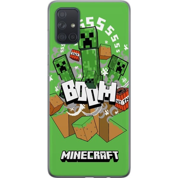 Kompatibel Mobilcover til Samsung Galaxy A71 Minecraft Boom