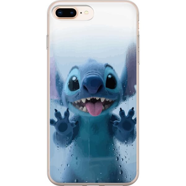 Kompatibel Mobilcover til Apple iPhone 8 Plus Stitch ved et vindue i sød stil Kompatibel Mobilcover til Apple iPhone 8 Plus Stitch ved et vindue i sød stil