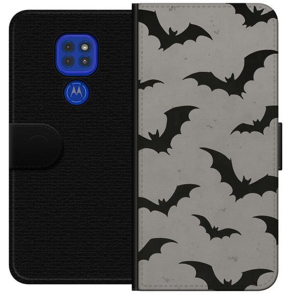 Kompatibel Tegnebogsetui til Motorola Moto G9 Play Flutterprint