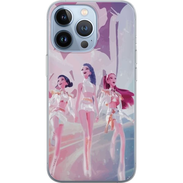 Kompatibelt Mobildeksel til Apple iPhone 13 Pro K-Pop Demon Hunters sølvidoltrio – futuristisk K-pop-inspirert gruppedesign med glitrende sceneklær