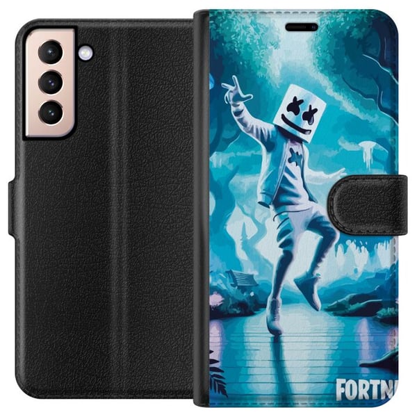 Kompatibelt Lommeboketui til Samsung Galaxy S21 Marshmallow Dancer Kompatibelt Lommeboketui til Samsung Galaxy S21 Marshmallow Dancer