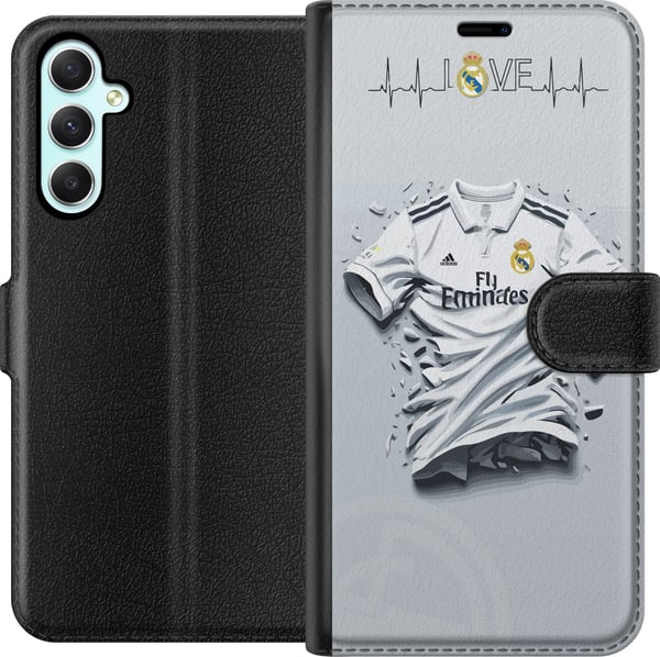 Kompatibelt Plånboksfodral till Samsung Galaxy A34 Real Madrid