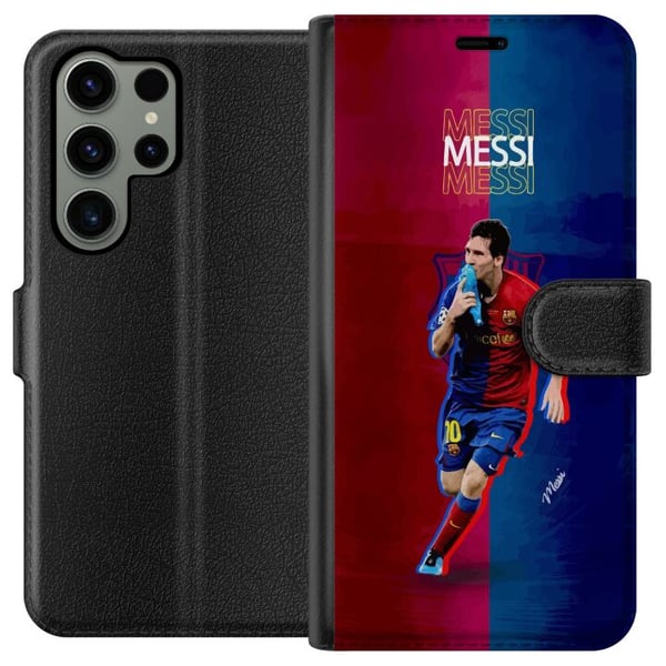 Kompatibelt Lommeboketui til Samsung Galaxy S23 Ultra Messi