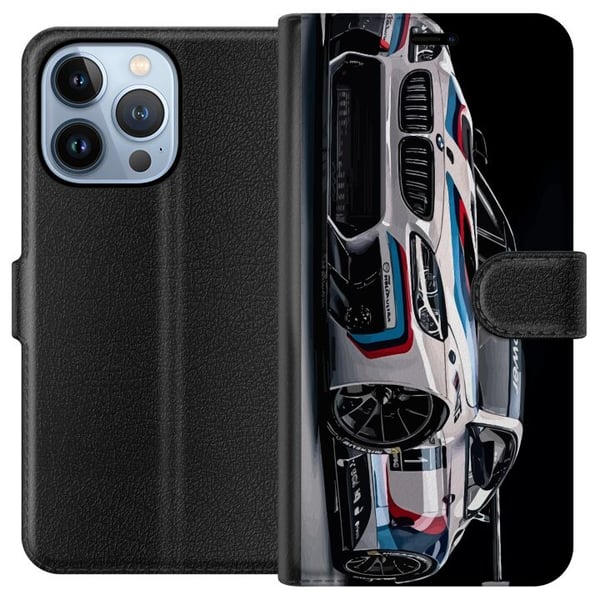 Yhteensopiva Lompakkokotelo Apple iPhone 13 Pro BMW M Power -kuvitus – lähikuva valkoisesta kilpa-ajotyylisestä urheiluautosta Yhteensopiva Lompakkokotelo Apple iPhone 13 Pro BMW M Power -kuvitus – lähikuva valkoisesta kilpa-ajotyylisestä urheiluautosta