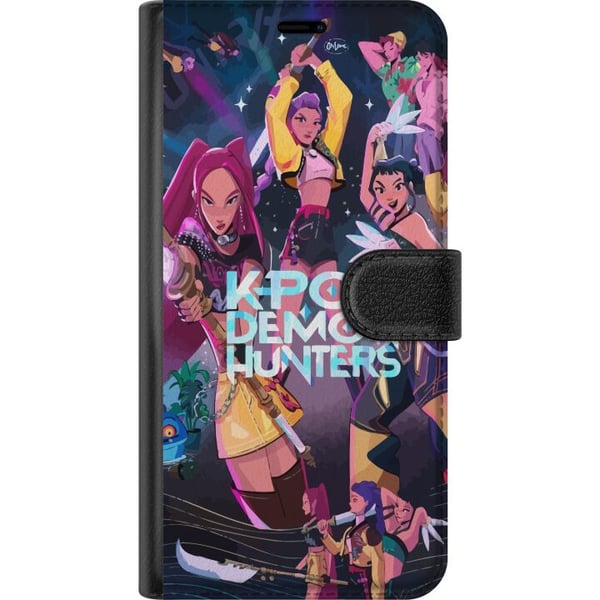 Kompatibelt Plånboksfodral till Samsung Galaxy A32 5G Kpop Demon Hunters Full Team Battle Idols Magic Blades Cosmic Glow