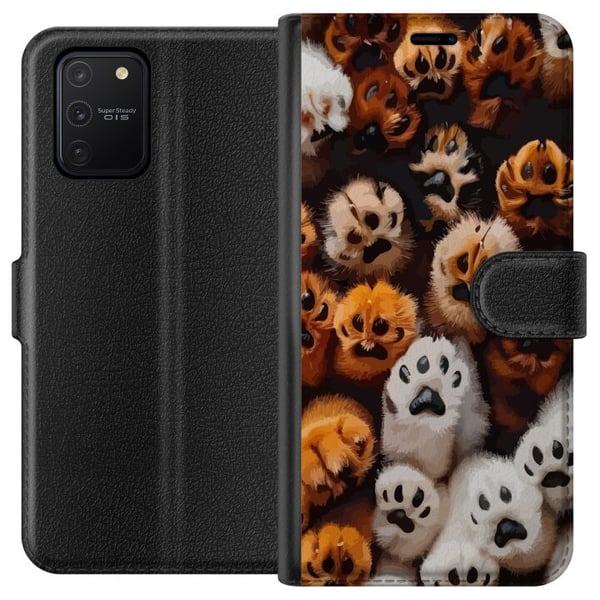 Kompatibelt Lommeboketui til Samsung Galaxy S10 Lite Dyrenes poter i nærbilde, et søtt og detaljrikt design fylt med varme, mykhet og leken energi Kompatibelt Lommeboketui til Samsung Galaxy S10 Lite Dyrenes poter i nærbilde, et søtt og detaljrikt design fylt med varme, mykhet og leken energi