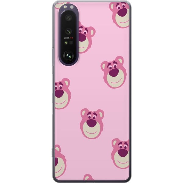Kompatibelt Mobilskal till Sony Xperia 1 III Söta björnar på rosa bakgrund gulligt mönster som ger ett charmigt uttryck perfekt presentidé